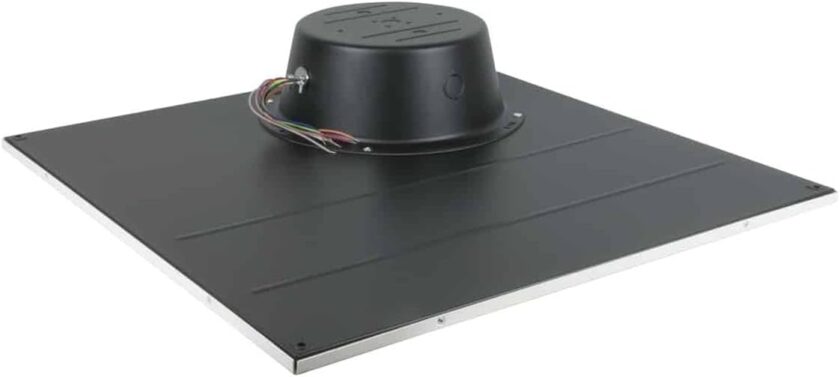 Inch Dual Cone Lay-in  Ceiling Speaker with  Transformer, 2x2 Grille, losure; 15 Watt Power Rating; 0.147 Cu Ft Steel losure; Volume Control - Image 2