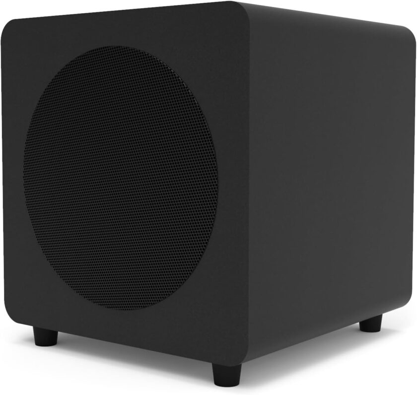 Powered Subwoofer | 300W Peak Power | 8" Woofer | Matte Black