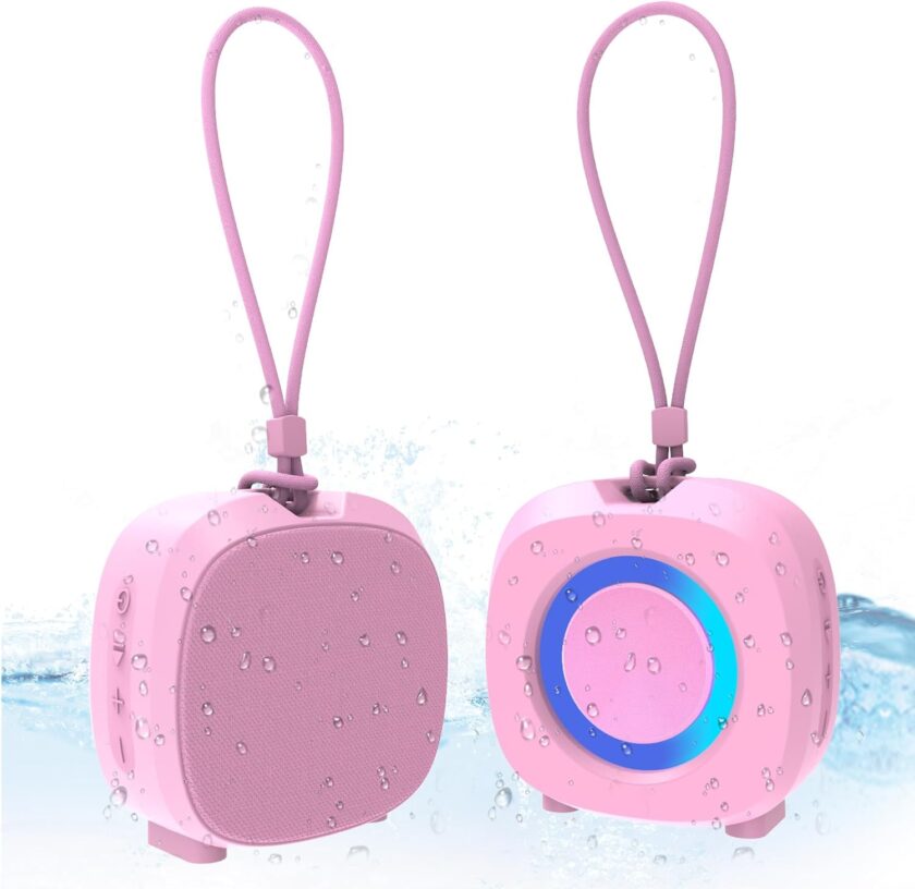 Portable Bluetooth Speakers,  Lights  Speakers，Wireless  Waterproof Mini Speaker with Loud Stereo Sound,15 Hours Playtime, Rechargeable Battery.