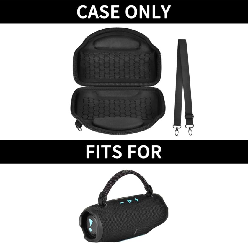 Case for  Portable Bluetooth Speaker, Storage Bag Cover for Wireless Speakers and Carrying Strap Accessories, Holder with Adjustable Shoulder Strap (Box Only) - Image 2