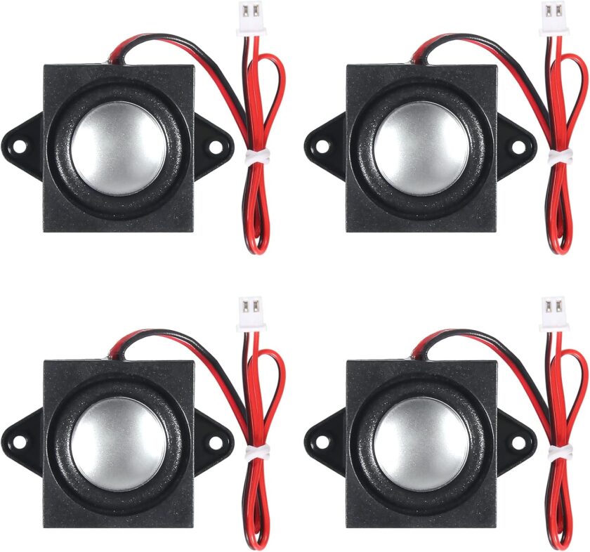 4 S Speaker 3 Watt 8 Ohm Mini Speaker 8ohm 3w  Micro Speaker for  with  Interface for Small Electronic Projects Advesing Machines LCD TV Monitors