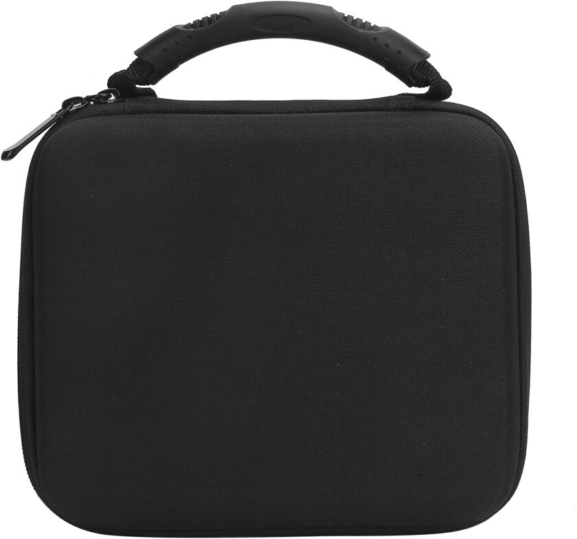 Bluetooth Speaker Storage Bag Shock Proof Drop Proof Wear Dirt Soft Texture High End Handle Design Portable Use In Car Travel Approx 18 6x16x8 6cm Black
