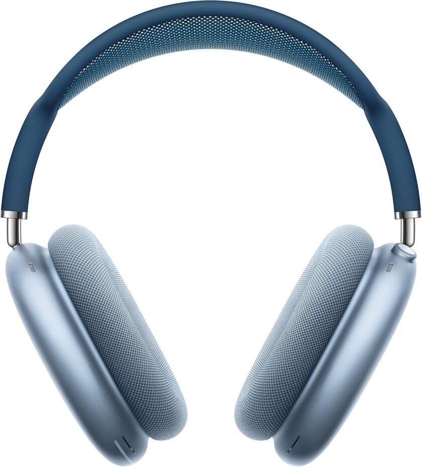 Wireless Over-Ear Headphones, Active Noise Cancelling, Transpary Mode, Personalized Spatial, Dolby Atmos, Bluetooth Headphones for  – Sky Blue