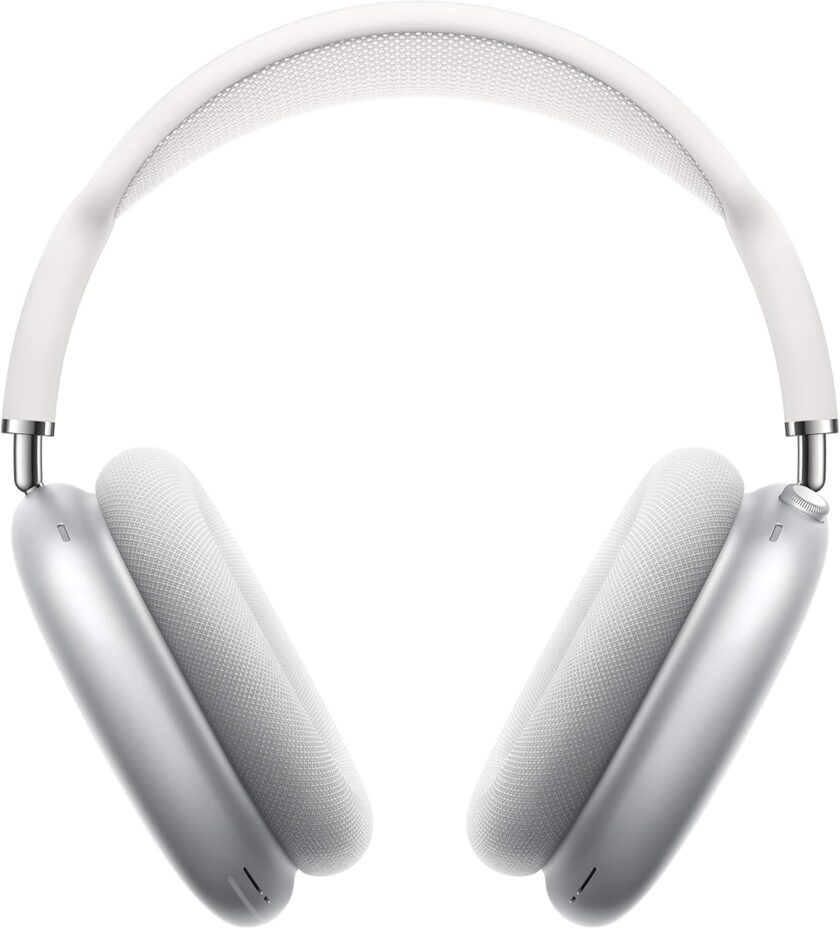 Wireless Over-Ear Headphones, Active Noise Cancelling, Transpary Mode, Personalized Spatial, Dolby Atmos, Bluetooth Headphones for  – Silver
