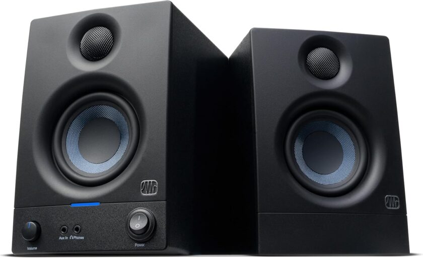 3.5 Studio Monitors,  Powered, Active Monitor Speakers for Near Field Music , Desktop Computer,
